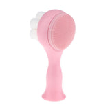 Maxbell Silicone Facial Cleanser Massager Deep Pore Cleansing Face Brush Pink