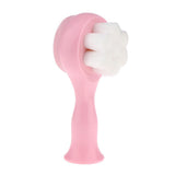 Maxbell Silicone Facial Cleanser Massager Deep Pore Cleansing Face Brush Pink