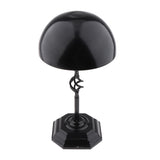 Maxbell Retro Wigs Holder Stand Caps Hanger Metal Hats Display Rack Black