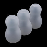 Maxbell Plastic Makeup Blender Sponge Storage Travel Case Organizer Carrying Case 3x