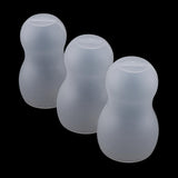 Maxbell Plastic Makeup Blender Sponge Storage Travel Case Organizer Carrying Case 3x