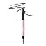 Maxbell Waterproof Eyebrow Pencil Long Lasting Dual Ends Brow Definer Pen Grey
