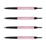 Maxbell Waterproof Eyebrow Pencil Long Lasting Dual Ends Brow Definer Pen Grey