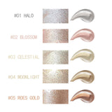 Maxbell 3D Highlighter Liquid Shimmer Glitter Face Glow Bronzer Concealer Celestial