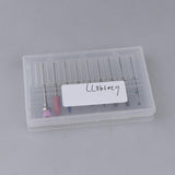Maxbell 9Pcs Manicure Files Nail Drill Bits Electric Grinding Polishing Heads Brush