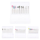 Maxbell 10x Nail Files Drill Bit Manicure Electric Grinding Polishing Head Brush 01