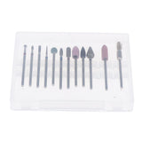 Maxbell 12pcs/set Cuticle Clean Nail Drill Bit File Polishing Electric Drill Bits 02