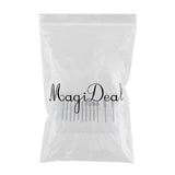 Maxbell 12pcs/set Cuticle Clean Nail Drill Bit File Polishing Electric Drill Bits 02