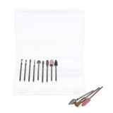 Maxbell 12pcs/set Cuticle Clean Nail Drill Bit File Polishing Electric Drill Bits 02