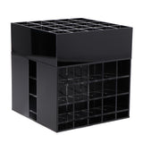 Maxbell 360 Rotating Lipstick Organizer Holder Rack Lipgloss Tower Stand 61 Grid Black