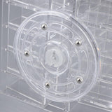 Maxbell 360 Rotating Lipstick Organizer Holder Rack Lipgloss Tower Stand 61 Grid Clear