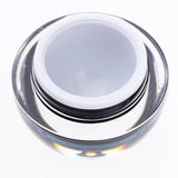 Maxbell 2pcs 10g Empty Cosmetic Jar Pot Travel Mini Makeup Cream Lotion Container Black