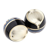 Maxbell 2pcs 10g Empty Cosmetic Jar Pot Travel Mini Makeup Cream Lotion Container Black