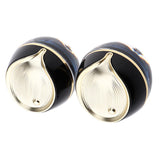 Maxbell 2pcs 10g Empty Cosmetic Jar Pot Travel Mini Makeup Cream Lotion Container Black