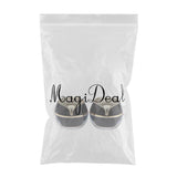 Maxbell 2pcs 10g Empty Cosmetic Jar Pot Travel Mini Makeup Cream Lotion Container Black