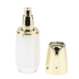 Maxbell Empty Refillable Acrylic Pump Press Bottle Container Jar for Lotion 10ml