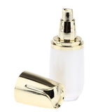 Maxbell Empty Refillable Acrylic Pump Press Bottle Container Jar for Lotion 10ml