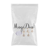 Maxbell 1 Set Nail Art Tip Stand Holder Base for Manicure Practice Display DIY Purple
