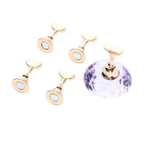 Maxbell 1 Set Nail Art Tip Stand Holder Base for Manicure Practice Display DIY Purple
