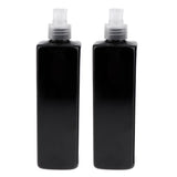 Maxbell 2Pcs Empty Plastic Shampoo Bottles with Lotion Pumps 500ML Clear Pump