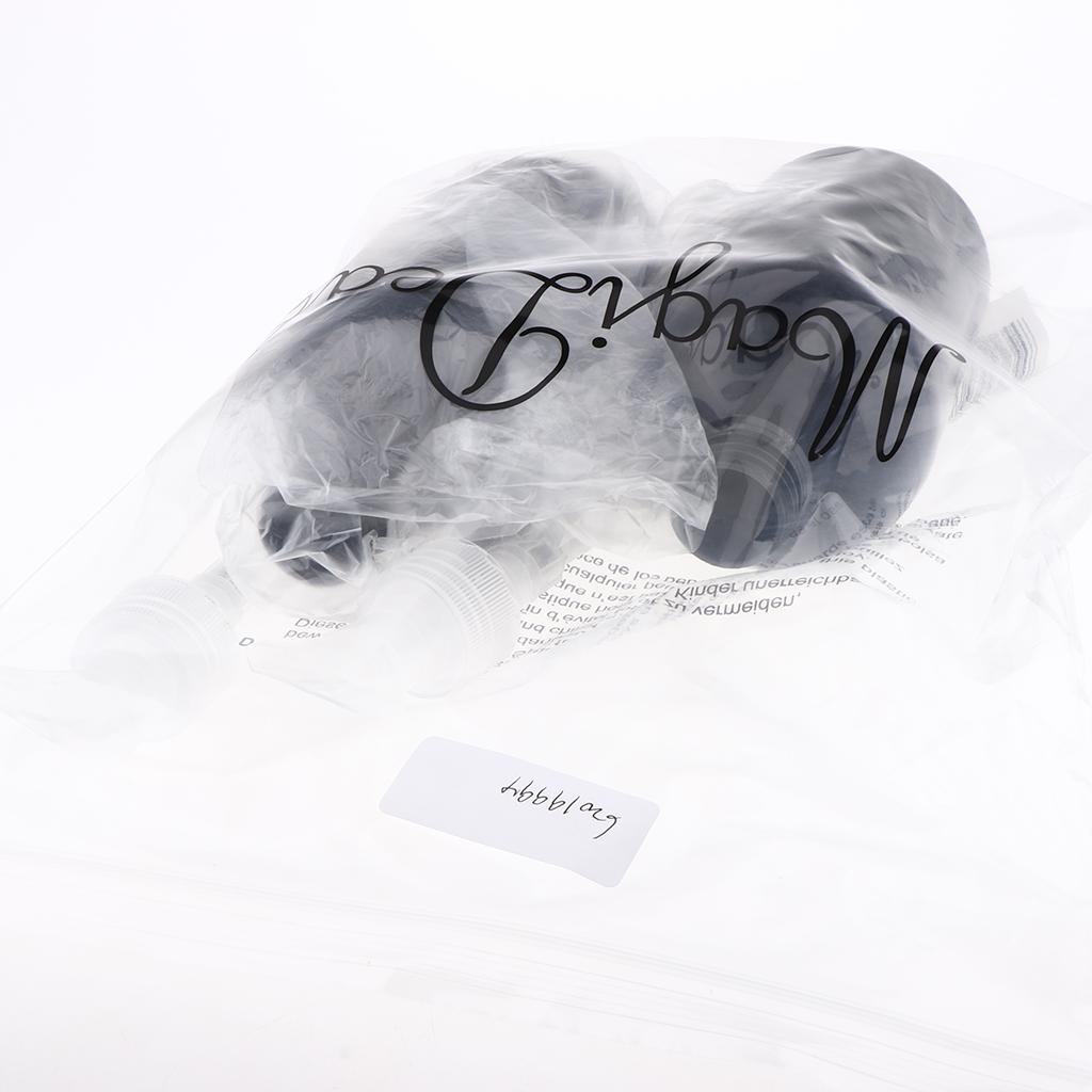 2Pcs 500mL Empty PET Shampoo Dispenser Pump Bottles Container Set Clear Pump