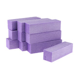 Lots 10 Nail Art Buffer Files Block Manicure Buffing Sanding Polish Purple