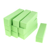 Maxbell Lots 10 Nail Art Buffer Files Block Manicure Buffing Sanding Polish Green