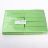 Maxbell Lots 10 Nail Art Buffer Files Block Manicure Buffing Sanding Polish Green