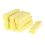 Lots 10 Nail Art Buffer Files Block Manicure Buffing Sanding Polish Yellow