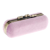 Maxbell Lipstick Holder Makeup Case Storage Box Mirror Purse Pocket  Pink