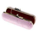 Maxbell Lipstick Holder Makeup Case Storage Box Mirror Purse Pocket  Pink