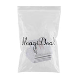 Maxbell Nail Art Tips Extension Guide Form Stickers for Acrylic UV Gel 100pcs Gray