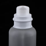 Maxbell 2pcs Empty Refillable Frosted Glass Pump Press Bottles for Emulsion 110ml