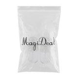 Maxbell 2Pcs Refillable Empty Cream Shampoo Lotion Pump Bottles with Cap 30ml