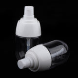 Maxbell 2Pcs Refillable Empty Cream Shampoo Lotion Pump Bottles with Cap 30ml