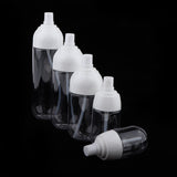 Maxbell 2Pcs Refillable Empty Cream Shampoo Lotion Pump Bottles with Cap 30ml