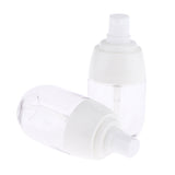 Maxbell 2Pcs Refillable Empty Cream Shampoo Lotion Pump Bottles with Cap 30ml