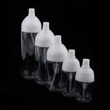 Maxbell 2Pcs Refillable Empty Cream Shampoo Lotion Pump Bottles with Cap 30ml