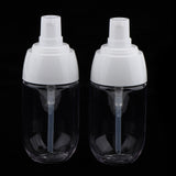 Maxbell 2Pcs Refillable Empty Cream Shampoo Lotion Pump Bottles with Cap 50ml