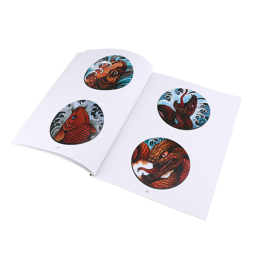 Maxbell Tattoo Book Tattoo Manuscript Body Art Tattoo Flash Reference Book Pattern H
