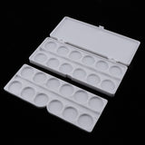 Maxbell Nail Art Cosmetic Mixing Palette for Watercolors/Gouache/Acrylic & Oil Paint White