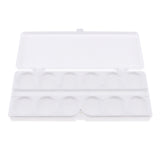 Maxbell Nail Art Cosmetic Mixing Palette for Watercolors/Gouache/Acrylic & Oil Paint White