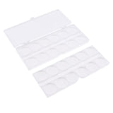 Maxbell Nail Art Cosmetic Mixing Palette for Watercolors/Gouache/Acrylic & Oil Paint White