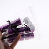 Maxbell 3x 10mL Empty Lotion Bottles Shampoo Dispenser Refillable Container Purple