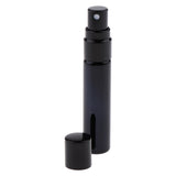 5pcs Glass Spray Bottles Mini Vials Perfume Bottle Cosmetic Container Black