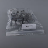 Maxbell 3Pcs Transparent Empty Glass Spray Bottle with Scale for Perfume Silver