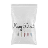 Maxbell 5pcs/set Silicone Manicure Tools Grinding Head Cuticle Clean Nail Drill Bit C