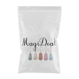 Maxbell 5pcs/set Silicone Manicure Tools Grinding Head Cuticle Clean Nail Drill Bit F
