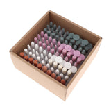 Maxbell 100 Abrasive Grinding Wheel Burr Bits Polishing Stone Tip Heads Rotary Tools