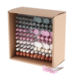 Maxbell 100 Abrasive Grinding Wheel Burr Bits Polishing Stone Tip Heads Rotary Tools